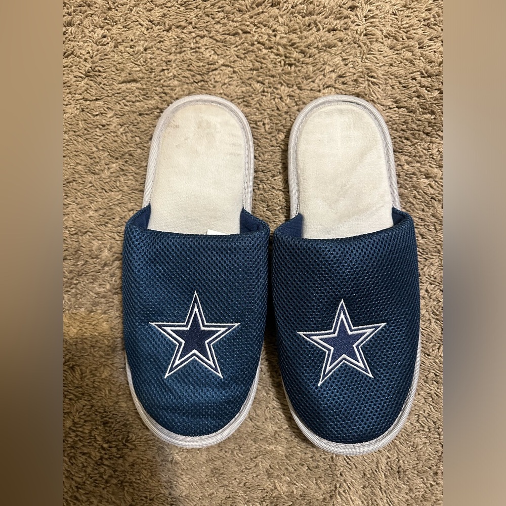 Vintage NFL Dallas Cowboys “triple blue” slides size 13